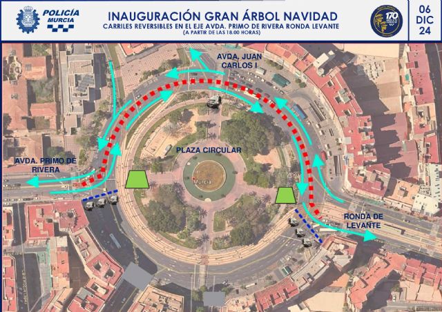 El transporte público será gratuito el 6 de diciembre por el encendido del Gran Árbol de Navidad - 2, Foto 2