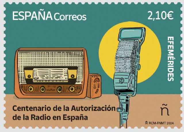 Correos y la FNMT presentan un sello y una moneda que conmemoran el centenario de la primera emisión autorizada de la radio en España - 1, Foto 1