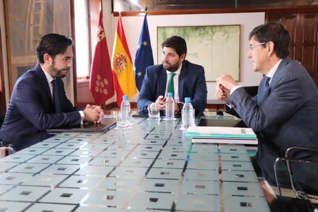 Fernando López Miras se reúne con el presidente del Colegio de Dentistas de la Región - 1, Foto 1