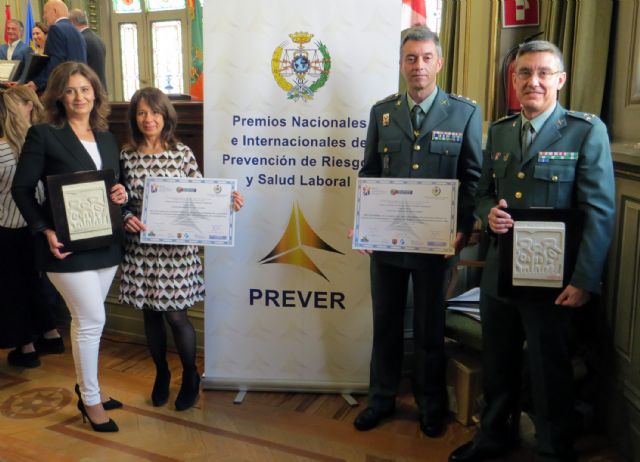 La Dirección General de la Guardia Civil y la Dirección General de la Función Pública de la Región de Murcia galardonadas con el premio nacional de prevención de riesgos laborales 'PREVER 2018' - 2, Foto 2