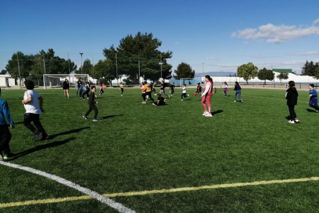 Alumnos del CEIP San Fulgencio de Pozo Estrecho comparten jornada de rugby con el C.R.U.Cartagena dentro del Programa ADE - 1, Foto 1