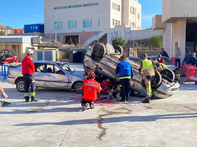 Bomberos de Murcia miden su capacidad de respuesta en accidentes de tráfico - 1, Foto 1