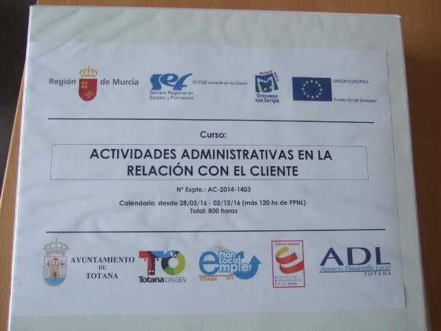 Se inaugura el Curso Actividades administrativas en la relación con el cliente, Foto 7