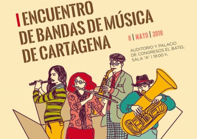 La música tiene una cita este domingo en El Batel con el primer encuentro de bandas de Cartagena - 1, Foto 1