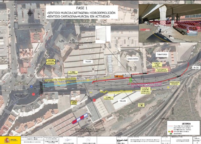 A partir del lunes habrá restricciones de tráfico en la zona del Tanatorio Estavesa por las obras de la autovía - 1, Foto 1