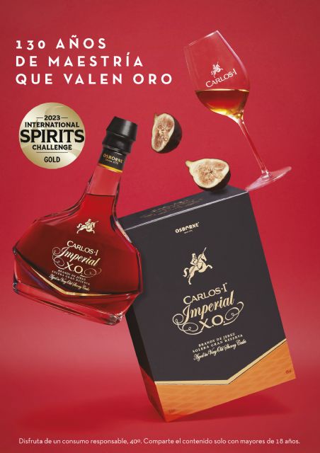 El brandy de Jerez Carlos I imperial gana la medalla de oro en el international spirits challenge 2023 - 1, Foto 1