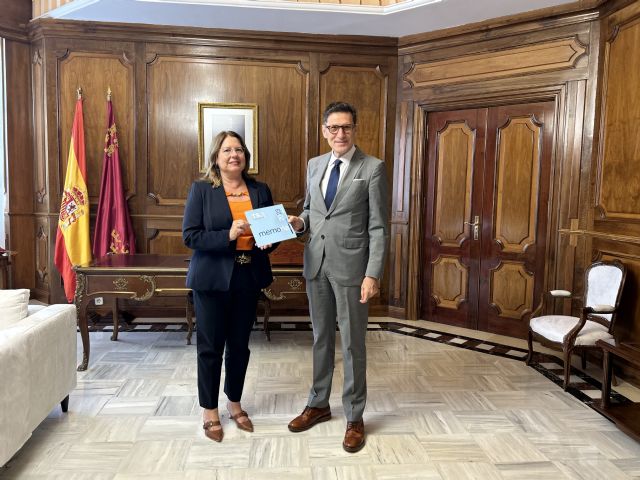 La presidenta de la Asamblea Regional recibe la Memoria Anual 2023 del Tribunal Superior de Justicia de Murcia - 1, Foto 1