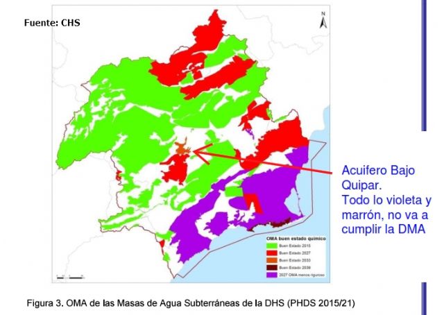 El Consejo para la Defensa del Noroeste denuncia el gravísimo deterioro del acuífero del Bajo Quípar - 1, Foto 1