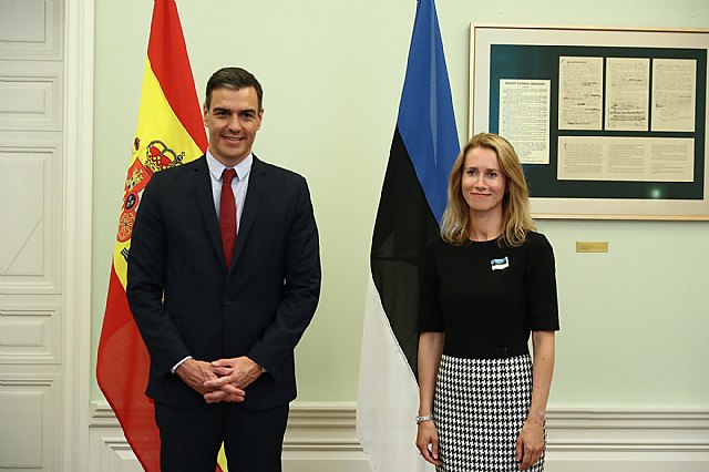 Sánchez constata ante Kallas las excelentes relaciones de España y Estonia, dos países comprometidos con el proyecto europeo - 3, Foto 3