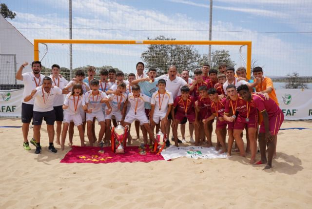 La Selección infantil, campeona de España de fútbol playa - 1, Foto 1