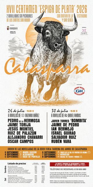 Doce jóvenes promesas protagonizarán el XVII Certamen 'Espiga de Plata' Doce jóvenes promesas protagonizarán el XVII Certamen 'Espiga de Plata'