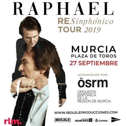 Raphael estará acompañado de la ORQUESTA SINFÓNICA DE LA REGIÓN DE MURCIA en su concierto del 27 de Septiembre ´19 - 1, Foto 1