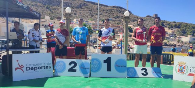 Daniel Plà y Elena Burruezo, campeones regionales de acuatlón en La Azohía - 2, Foto 2