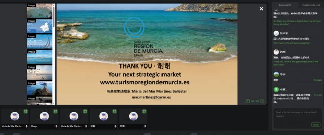 Murcia explora el mercado chino para captar nuevos viajeros y diversificar sus mercados turísticos Murcia explora el mercado chino para captar nuevos viajeros y diversificar sus mercados turísticos