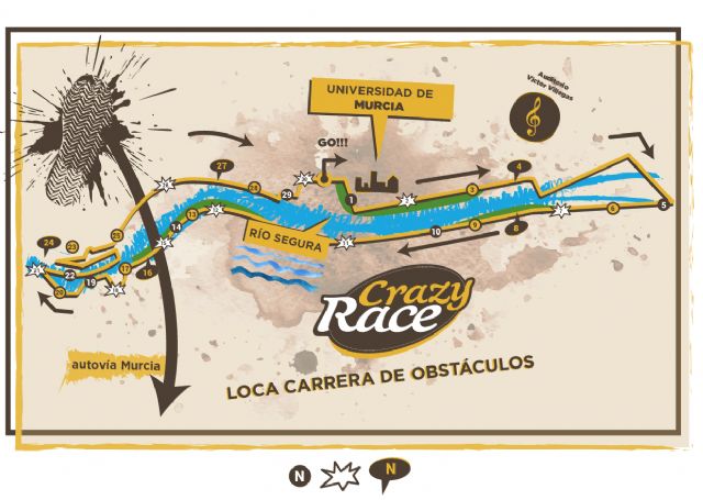 Más de 30 locos obstáculos de la Crazy Race se distribuirán por la ciudad en un circuito único en España - 1, Foto 1