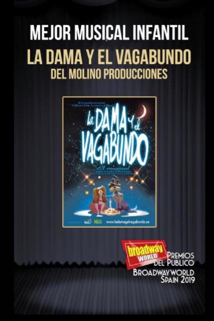 La Dama y el Vagabundo, mejor musical infantil en los Premios del Público Broadway World Spain 2019 - 1, Foto 1