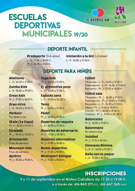 Las Escuelas Deportivas Municipales ofertan gran variedad de actividades - 1, Foto 1