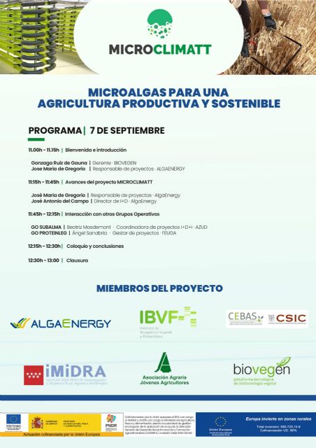 Agromunity organiza un evento online sobre el efecto de lasmicroalgas para una agricultura sostenible - 1, Foto 1