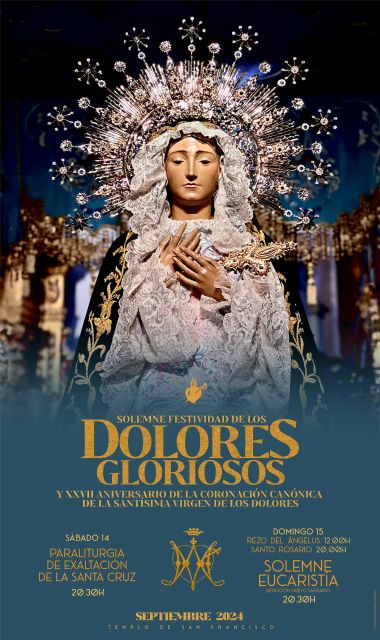 La iglesia de San Francisco estrenará sagrario durante la celebración de los Dolores Gloriosos y el XXVII aniversario de la Coronación Canónica d la Virgen de los Dolores, el 15 de septiembre - 1, Foto 1