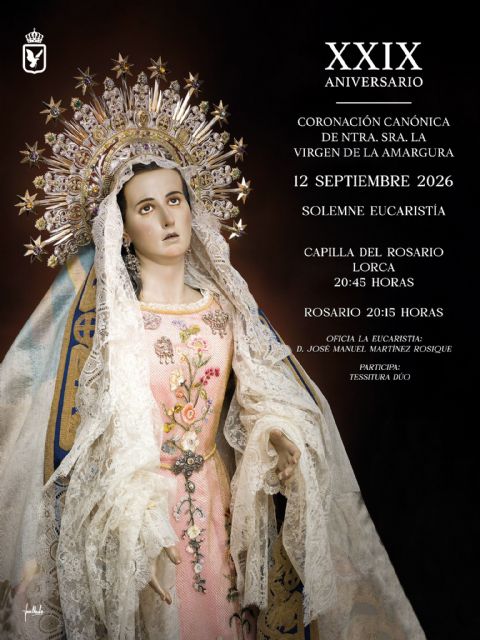 El Paso Blanco conmemora el XXIX aniversario de la Coronación Canónica de la Virgen de la Amargura El Paso Blanco conmemora el XXIX aniversario de la Coronación Canónica de la Virgen de la Amargura