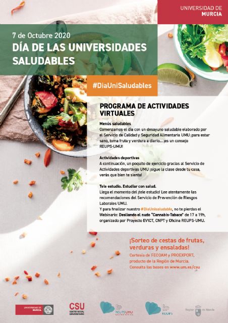 La UMU celebra el Día de las Universidades Saludables con un programa dedicado a potenciar el consumo de fruta - 1, Foto 1