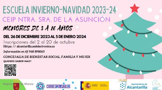 Abre el plazo para de solicitudes para la Escuela de Navidad en Alcantarilla hasta el 20 de octubre - 1, Foto 1