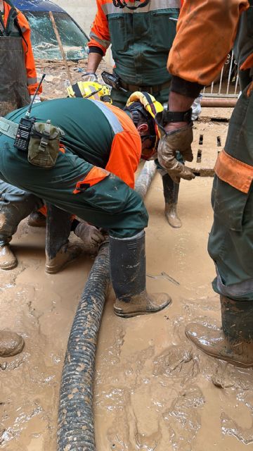 El contingente de ayuda de la Región en Algemesí amplía hoy sus trabajos a Paiporta - 3, Foto 3