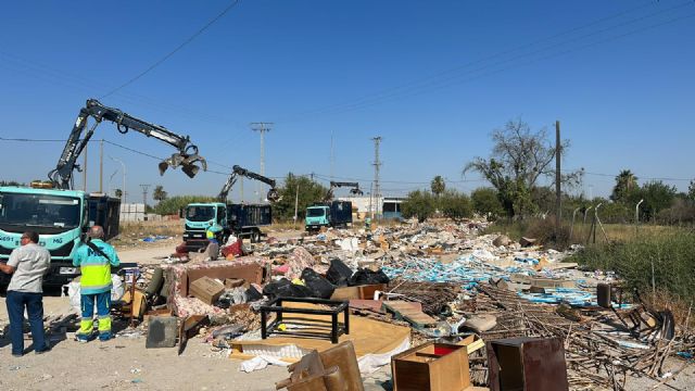 El Ayuntamiento retira 400 toneladas de escombros, enseres y voluminosos en La Azacaya - 3, Foto 3