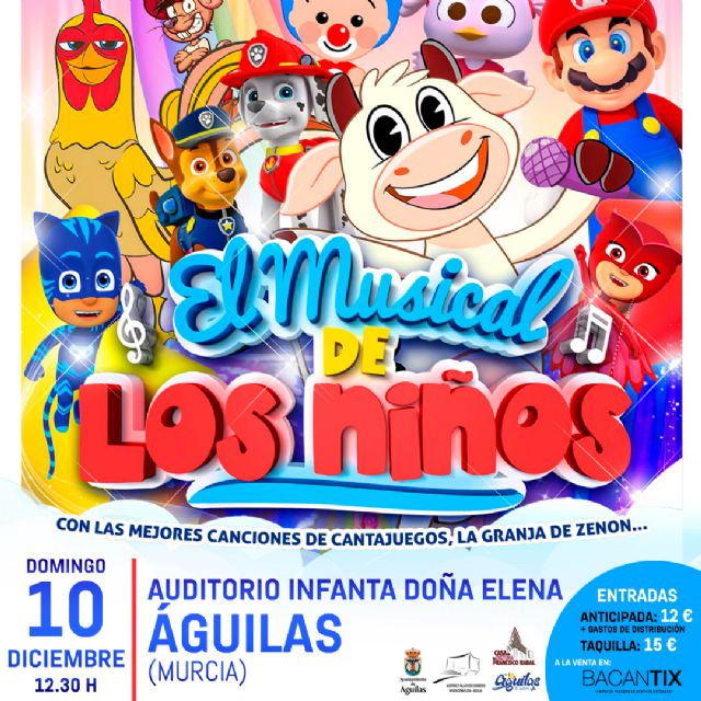 El musical de los niños, plan familiar para este domingo en Águilas - 2, Foto 2