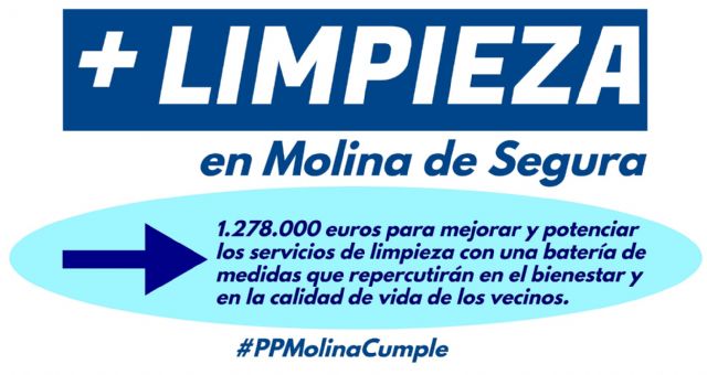 El Gobierno local de José Ángel Alfonso (PP) cumple su compromiso de mejorar y ampliar los servicios de limpieza en Molina de Segura - 1, Foto 1