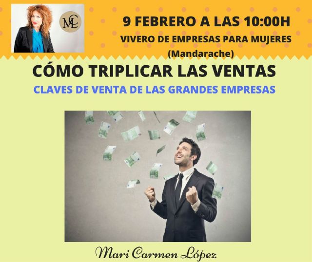 El Vivero de Empresas para Mujeres acoge la presentacion del libro  Como triplicar las ventas. Claves de venta de las grandes empresas de M Carmen Lopez - 1, Foto 1