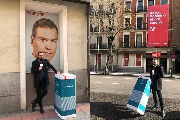 La start-up Marmota celebra su día repartiendo colchones a líderes políticos - 1, Foto 1