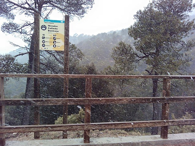 Las primeras nieves del invierno llegan a las cotas más altas del parque regional de Sierra Espuña - 4, Foto 4