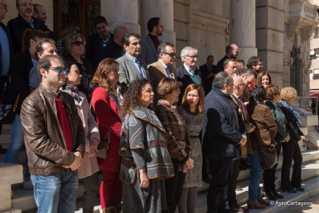 El Ayuntamiento de Cartagena apoya a los agricultores mediante un paro de cinco minutos - 1, Foto 1