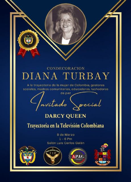 “CONDECORACIÓN DIANA TURBAY” llega en su trigésima edición internacional - 3, Foto 3