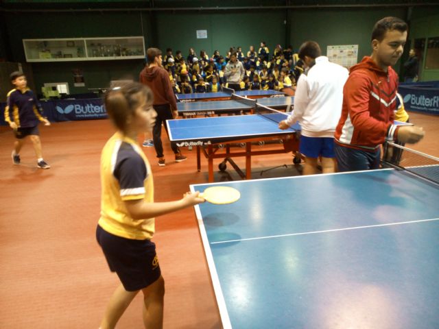 Los alumnos del colegio Hispania disfrutaron de una jornada conociendo el tenis de mesa - 1, Foto 1