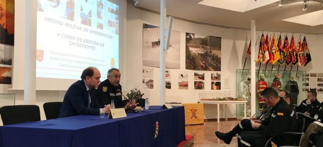 La Comunidad expone en un curso de la UME sus planes de gestión de emergencias y la forma en que se abordó el terremoto de Lorca - 1, Foto 1