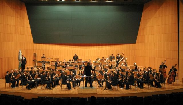 El Auditorio regional recibe a las bandas de la Asociación Musical El Palmar y la Asociación de Amigos de la Música de Yecla - 1, Foto 1