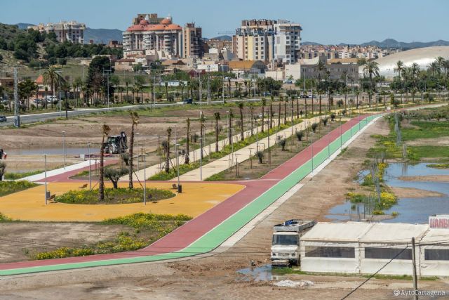 El nuevo tramo del Parque Rambla conecta el Cartagonova con el centro comercial a través de un área verde - 1, Foto 1