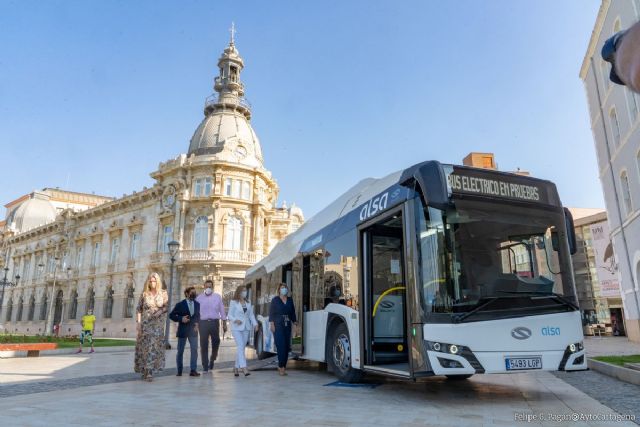 Cartagena pone en marcha una experiencia piloto con el primer autobús 100 por cien eléctrico - 1, Foto 1