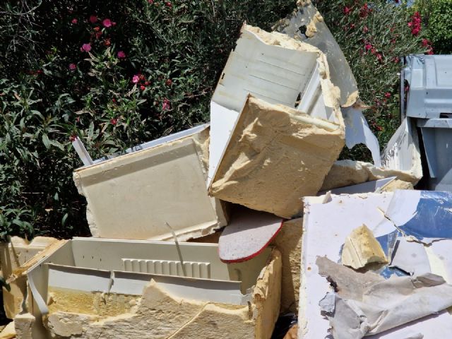 La Policía Local de Lorca sorprende a una persona mientras arrojaba basura de manera ilegal en camino Viejo del Puerto - 2, Foto 2