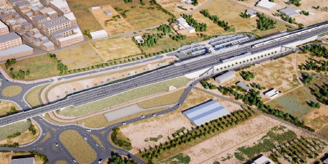 Transportes licita por 9,4 millones de euros la construcción de una nueva estación de tren en Totana, Foto 4