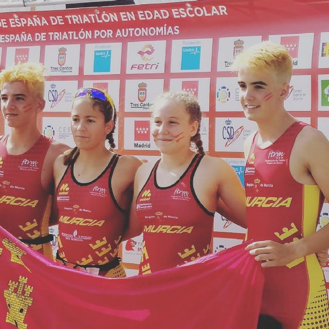 Décimo tercer puesto para Murcia en el Campeonato de España de Triatlón por Autonomías y en Edad Escolar - 3, Foto 3