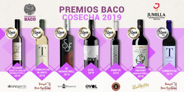 Seis oros y una plata hacen destacar a la DOP Jumilla en los premios Baco 2019 - 1, Foto 1