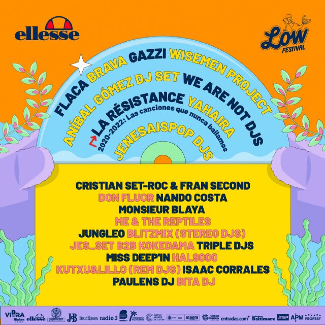 Flaca, Brava, Gazzi, Anibal Gómez DJ Set o La Résistance entre los nombres del Escenario Ellese de Low Festival - 1, Foto 1