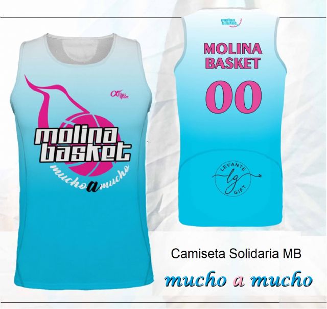 Molina Basket lanza una camiseta solidaria contra el cáncer infantil - 3, Foto 3