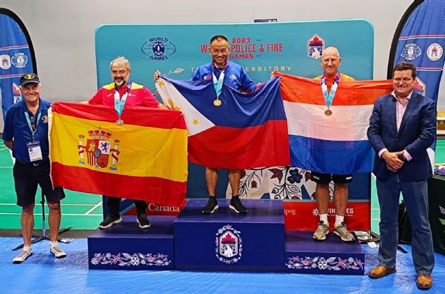 Cándido Osorio, plata en bádminton de los Juegos Mundiales de Policías y Bomberos - 2, Foto 2