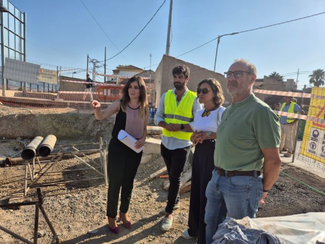 El puente que unirá El Raal y Beniel avanza con la colocación de los micropilotes para reforzar la cimentación - 1, Foto 1