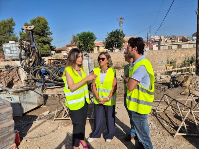 El puente que unirá El Raal y Beniel avanza con la colocación de los micropilotes para reforzar la cimentación - 2, Foto 2