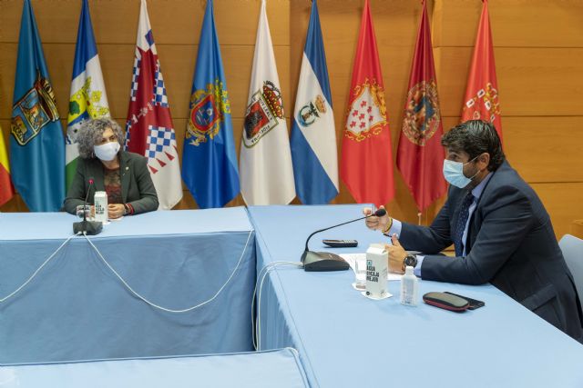 La UPCT muestra al presidente regional su plan de docencia semipresencial - 2, Foto 2